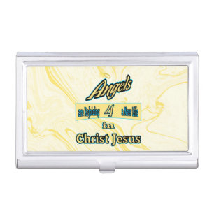 Angels Are Rejoiicing Business Card Case
