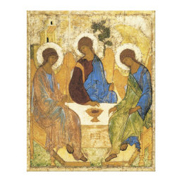 Angels At Mamre Trinity Canvas Print