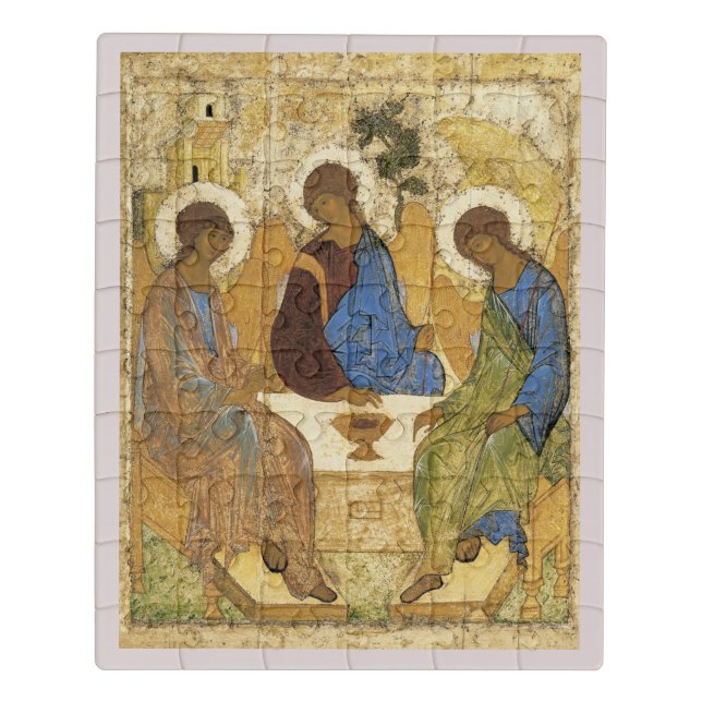 Angels At Mamre Trinity  Jigsaw Puzzle (Puzzle Vertical)