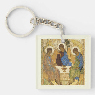 Angels At Mamre Trinity  Keychain