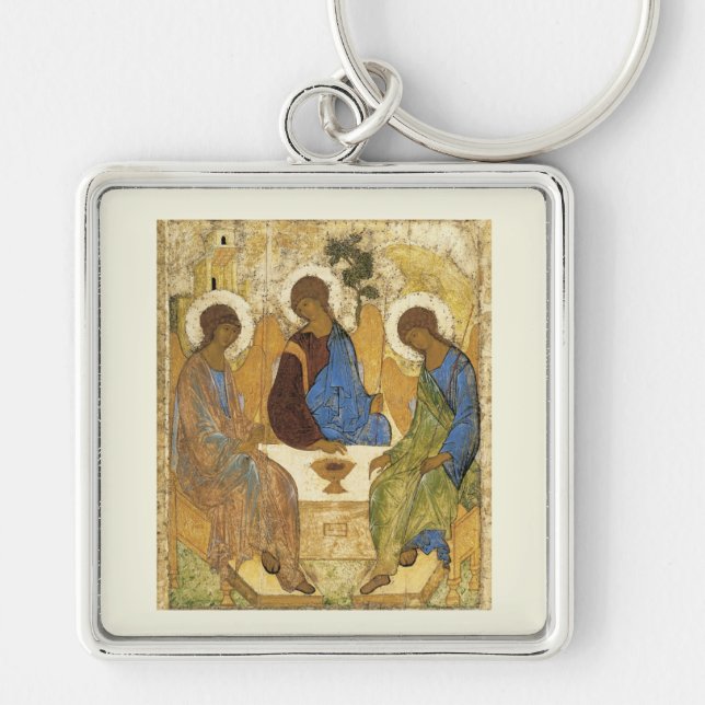 Angels At Mamre Trinity  Keychain (Front)