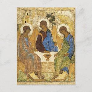 Angels At Mamre Trinity Postcard