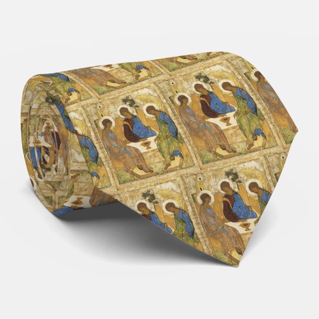Angels At Mamre Trinity Tie (Rolled)