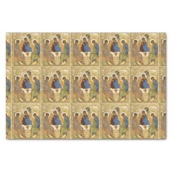 Angels At Mamre Trinity Tissue Paper by justcrosses at Zazzle
