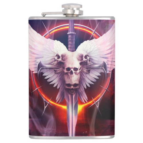 Angels Bane Armageddon Dark Fantasy Flask