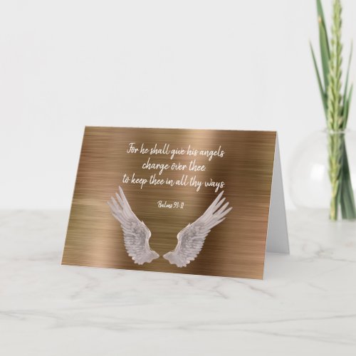 Angels Bible Verse Card