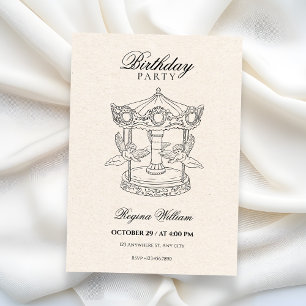 Angels birthday  invitation