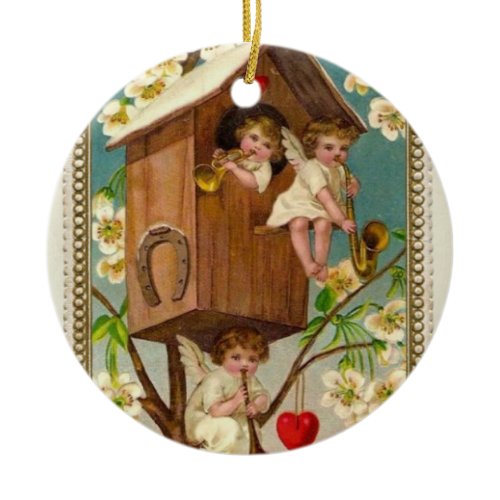 Angels Ceramic Ornament