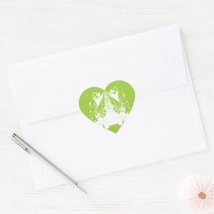 Angels Change Colors Heart Sticker