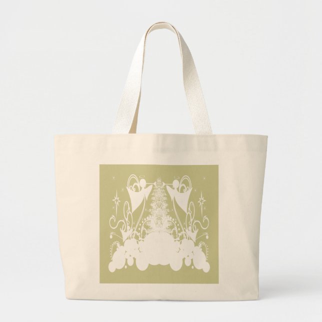 Angels Change Colors Large Tote Bag (Front)