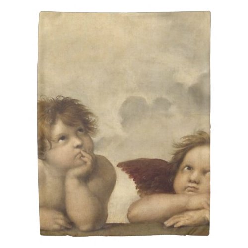 Angels Cherubs Raphael Santi Sistine Madonna Sweet Duvet Cover