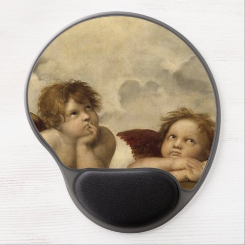 Angels Cherubs Raphael Santi Sistine Madonna Sweet Gel Mouse Pad