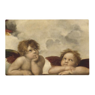 Angels Cherubs Raphael Santi Sistine Madonna Sweet Placemat