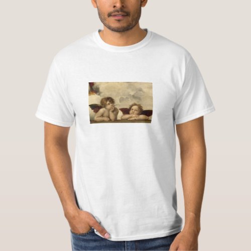 Angels Cherubs Raphael Santi Sistine Madonna Sweet T_Shirt
