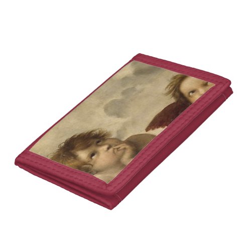 Angels Cherubs Raphael Santi Sistine Madonna Sweet Trifold Wallet