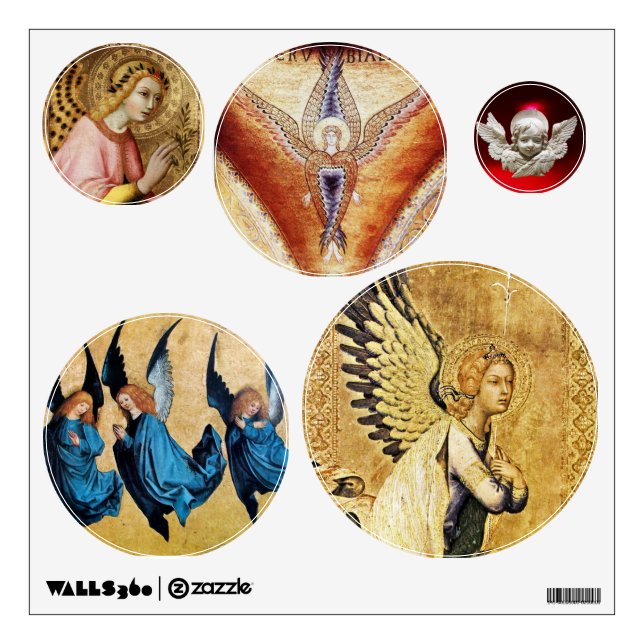 ANGELS CHRISTMAS COLLECTION WALL DECAL (Front)