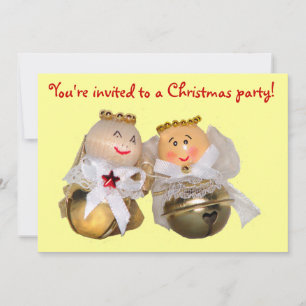 Angels Christmas Party Invitation