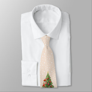 Angels Decorating the Christmas Tree Neck Tie