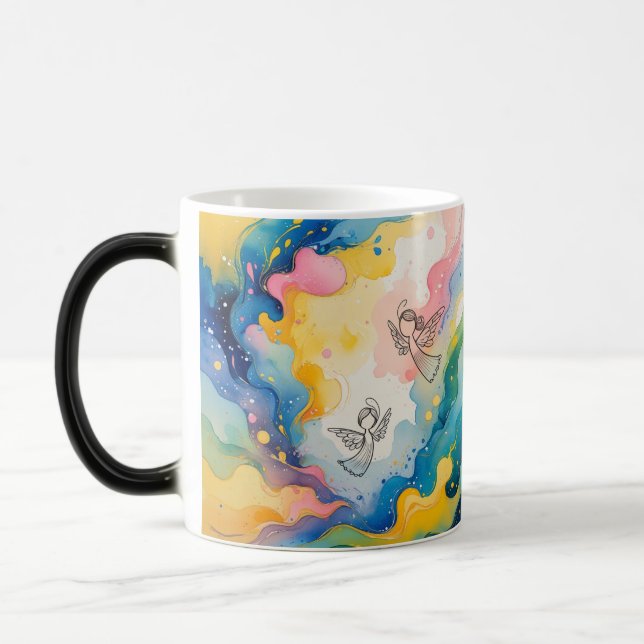 Angels design  color morph mug  (Left)