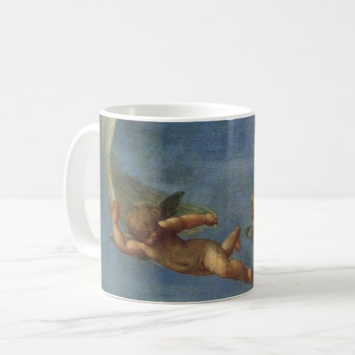 Angels Detail from Adonis Led by Cupids by Albani Coffee Mug