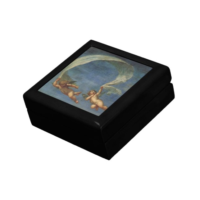 Angels Detail from Adonis Led by Cupids by Albani Jewelry Box (Side)
