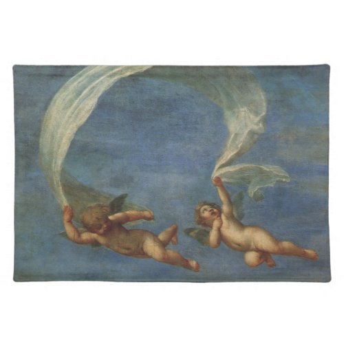 Angels Detail from Adonis Led by Cupids by Albani Placemat