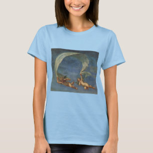 Angels Detail from Adonis Led by Cupids by Albani T-Shirt
