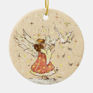 Angels & Doves Ornament