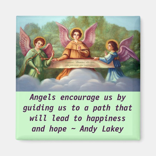 Angels encourage magnet (Front)