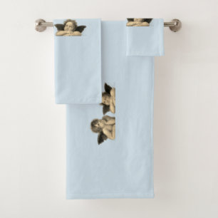 Angels - Engel - Raphael - Vintage Bath Towel Set