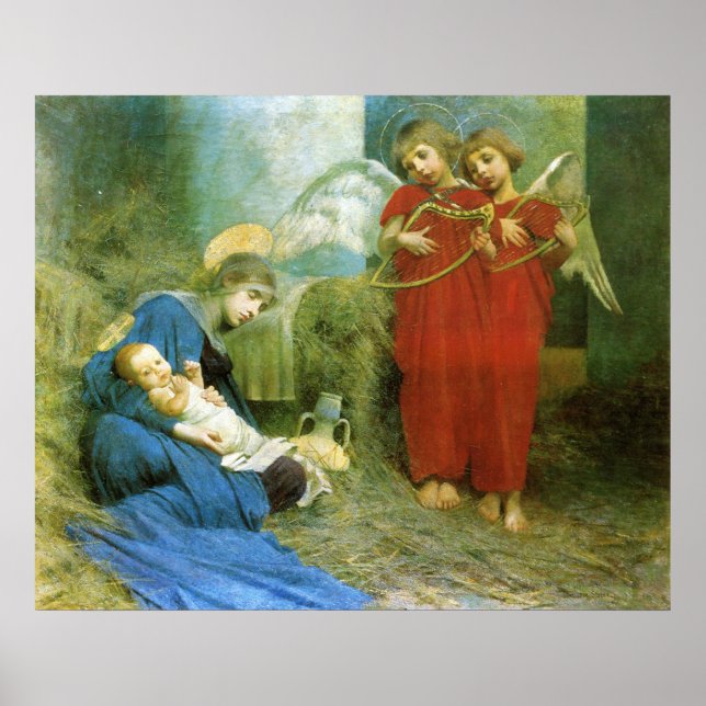 Angels Entertaining the Holy Child   Poster (Front)