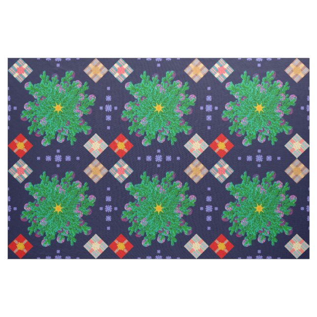 Angels Eye View Canvas Galaxies Deep Blue Fabric (Yard)