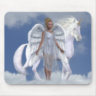 Angels Fae Unicorns Mousepad
