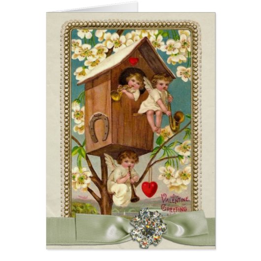 Angels floral love cards (Front)