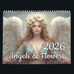 Angels & Flowers 2026 Calendar<br><div class="desc">This charming angels calendar / cherubs calendar / guardian angels calendar (or in German: Engelkalender) is designed to bring romance, spiritual inspiration, and joy all year round. Each month features adorable angels in bright colors, radiating warmth, positivity, and a touch of romantic charm. A perfect blend of modern art, romantic...</div>