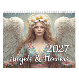 Angels & Flowers 2027 Calendar