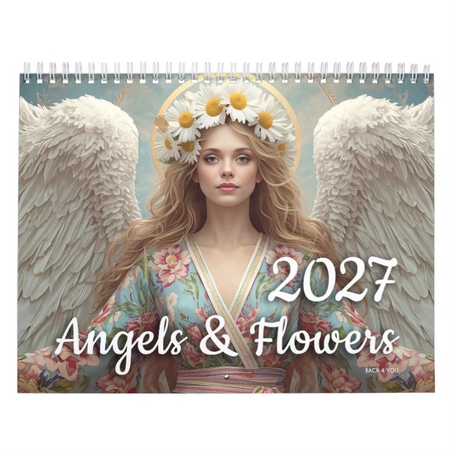 Angels & Flowers 2027 Calendar (Cover)