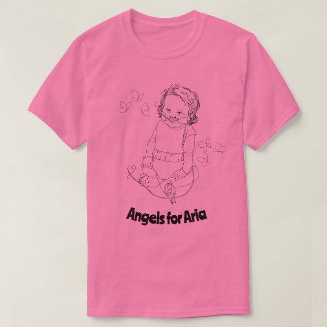 Angels for Aria T-shirt (Design Front)