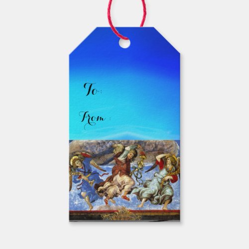 Angels From Assumption and Annunciation by Lippi Gift Tags