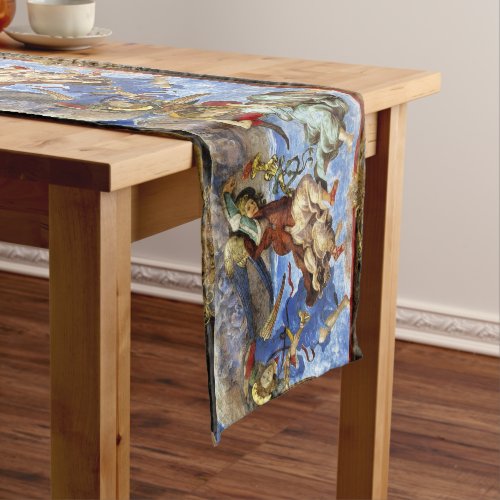  Angels From Assumption and Annunciation by Lippi Medium Table Runner