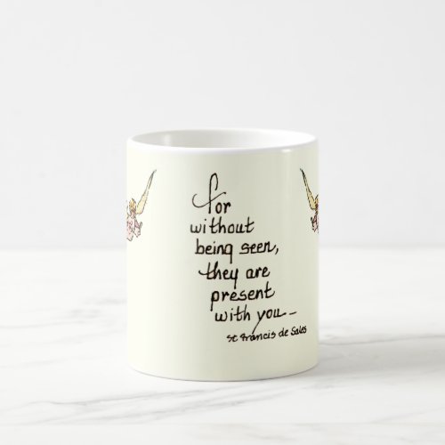 Angels From Clouds with Saying of Comfort for You  Coffee Mug