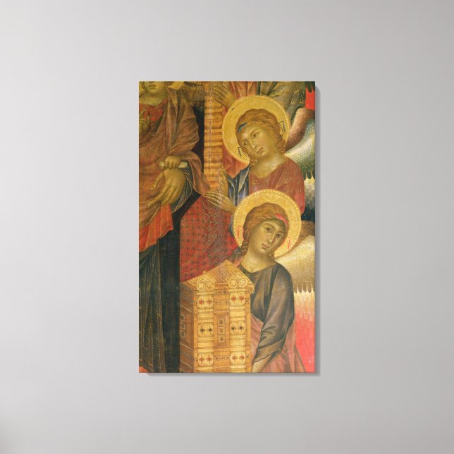 Angels from the Santa Trinita Altarpiece Canvas Print (Front)
