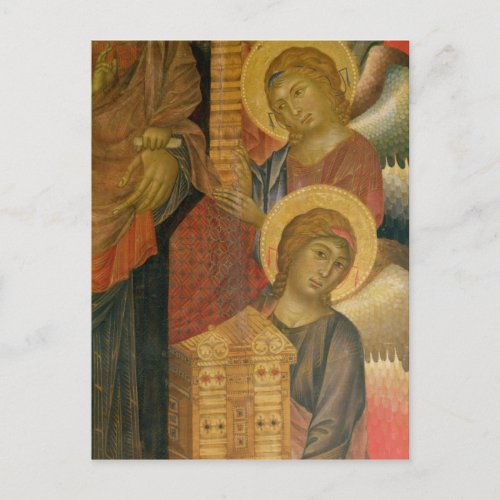 Angels from the Santa Trinita Altarpiece Holiday Postcard