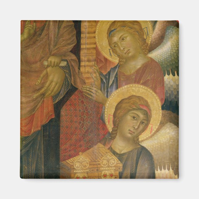 Angels from the Santa Trinita Altarpiece Magnet (Front)