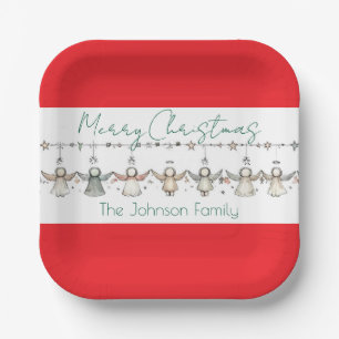 Angels in Celebration Paper Plates