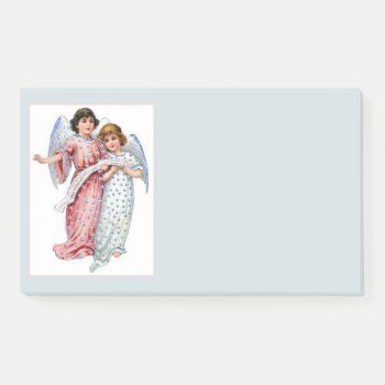 Angels In Pink And Blue Notes by justcrosses at Zazzle