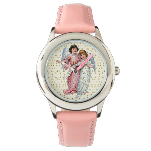 Angels In Pink And Blue Watch