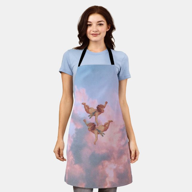 Angels in the sky apron (Worn)