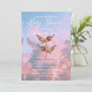 Angels in the sky                                  invitation
