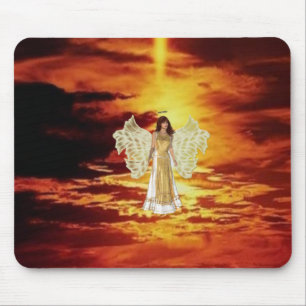 Angels in the Sky Mouse Pad